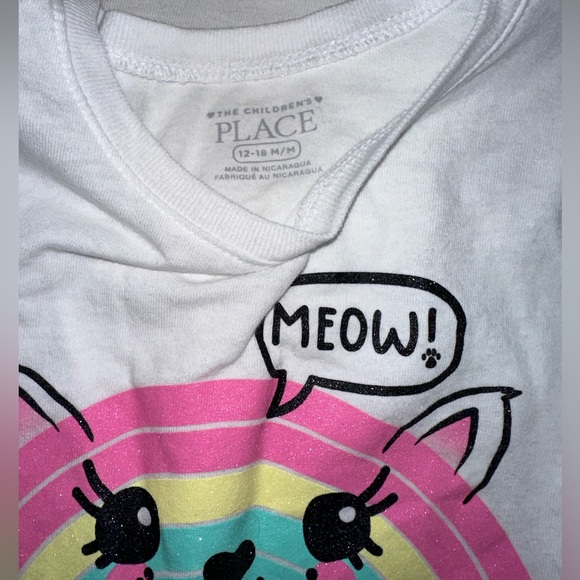 The Children’s Place Baby Girl Graphic Tees (2) size 12-18m - Picture 5 of 5